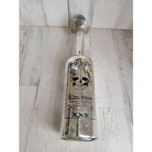 Halloween large silver poison bottle glass home decor figure‎ rustic xxx